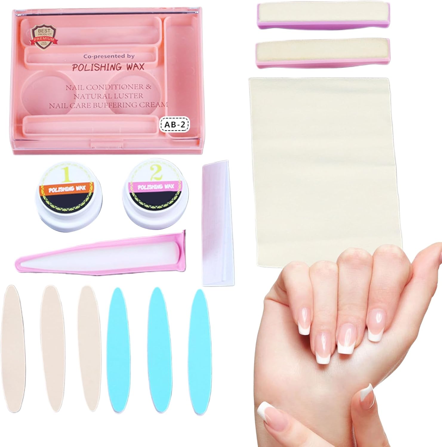 Manicure Nail Kit, Powder Strengthener Tools, Professional Grooming Set, Cuticle Care Necessities with Case, Compact Travel Size, Ideal for Women, Girls, and Beauty Routine Manicure Nail Kit, Powder Strengthener Tools, Professional Grooming Set, Cuticle Care Necessities with Case, Compact Travel Size, Ideal for Women, Girls, and Beauty Routine