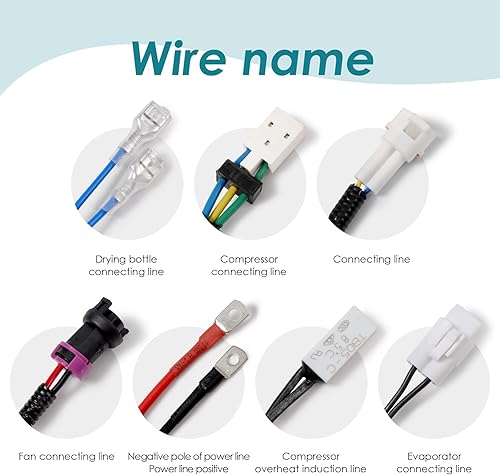 Miniatura 6 de NEKPOKKA El kit de sistema de aire acondicionado de automóvil de 24 V CC, es aplicable a vehículos grandes, camiones, RV, autobuses, camionetas y