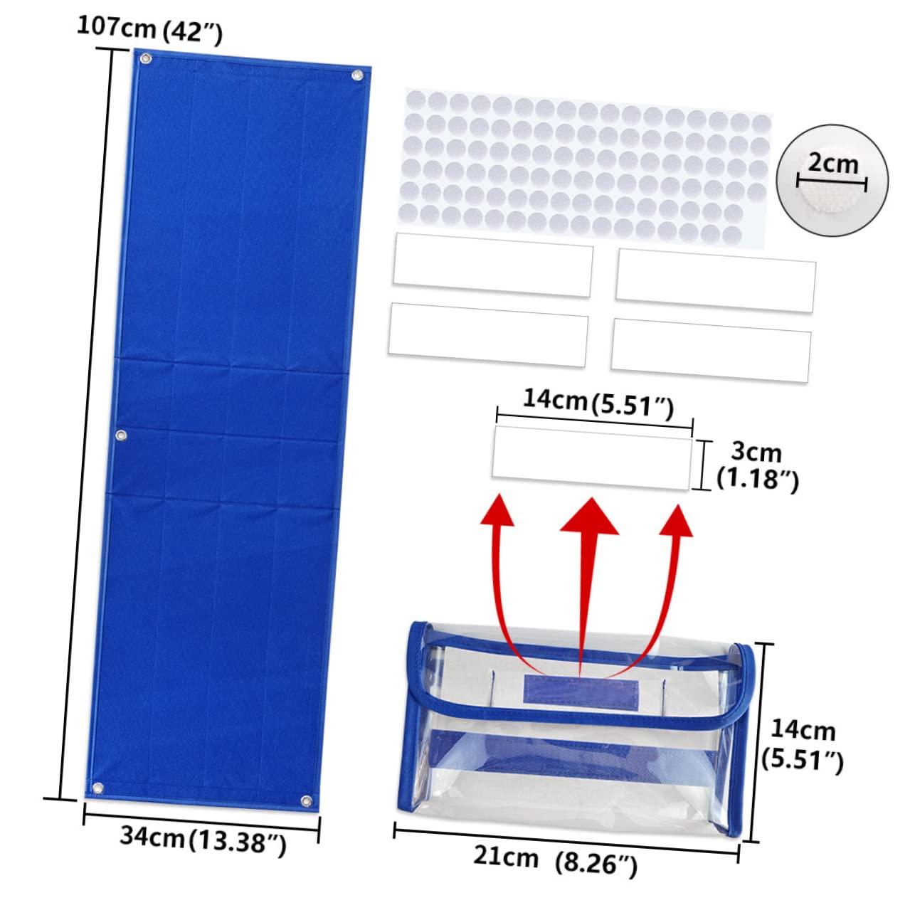 Parliky Foldable Felt Board Set Boys and Girls Visual Schedule for Toddlers Wall Hanging Routine Chart