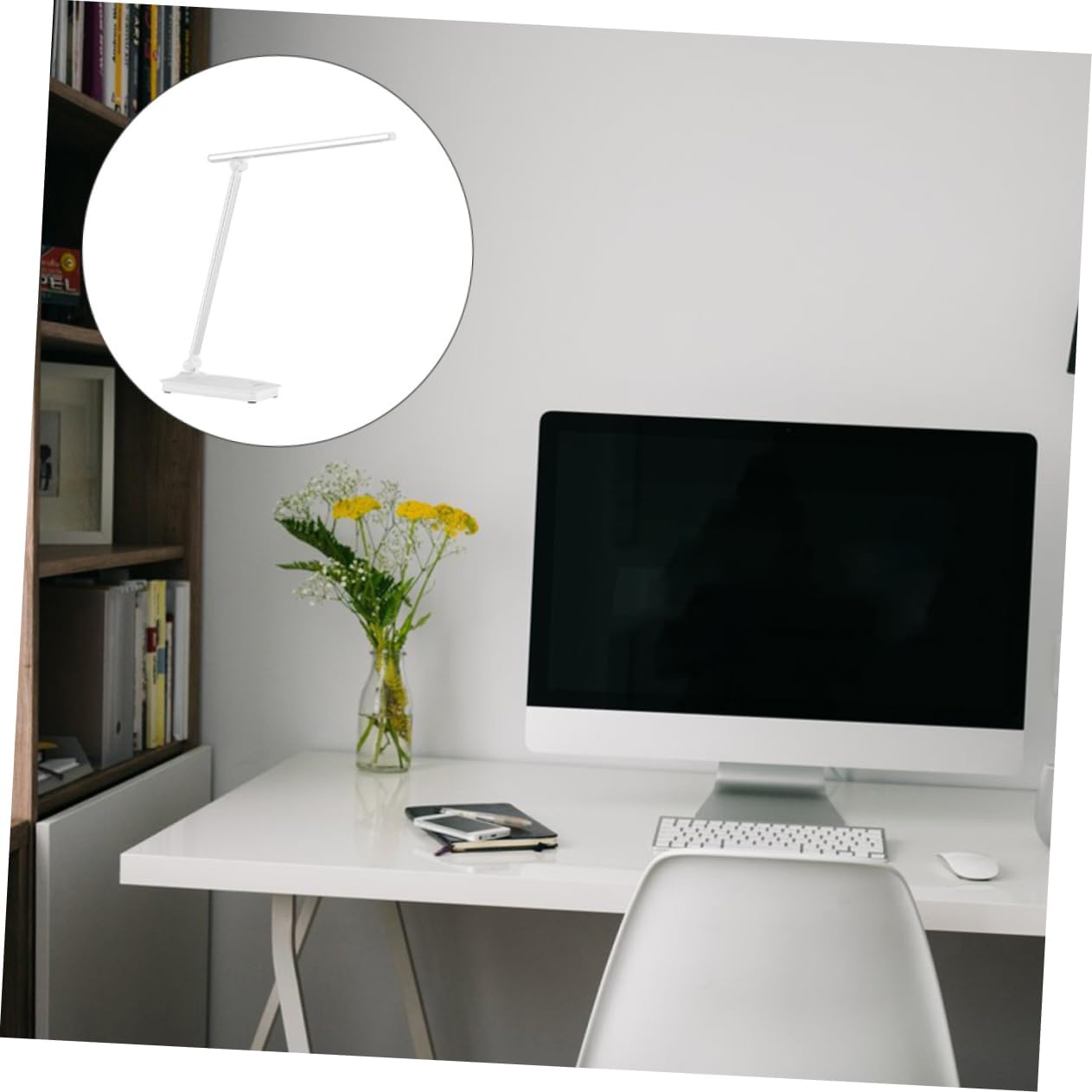 Led Desk Lamp Charging Dimming Boys and Girls Office Lamp 1800mah Battery Eye-Care Lighting for Home