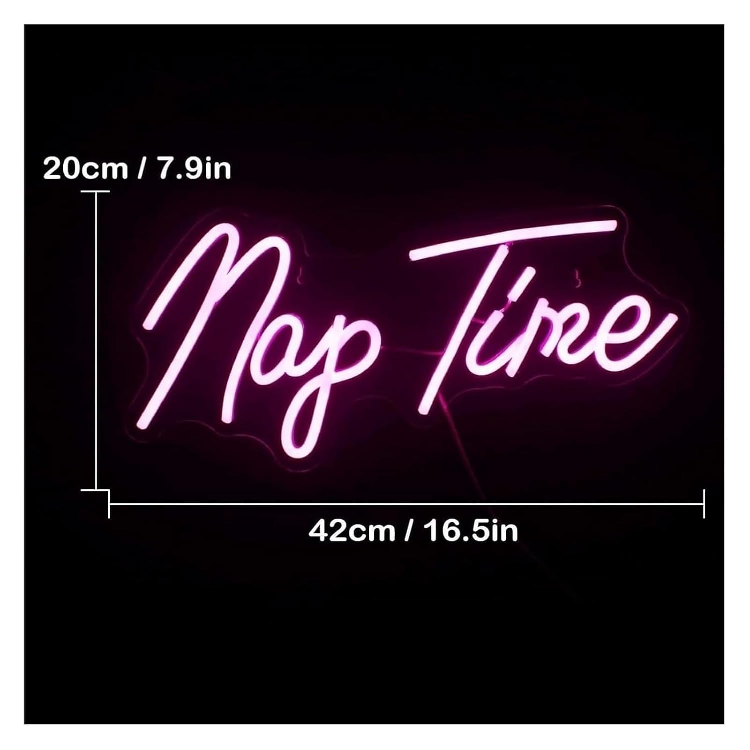 ネオン照明 お昼寝タイムのネオンライトデコレーション、壁飾り用ピンクネオンサイン