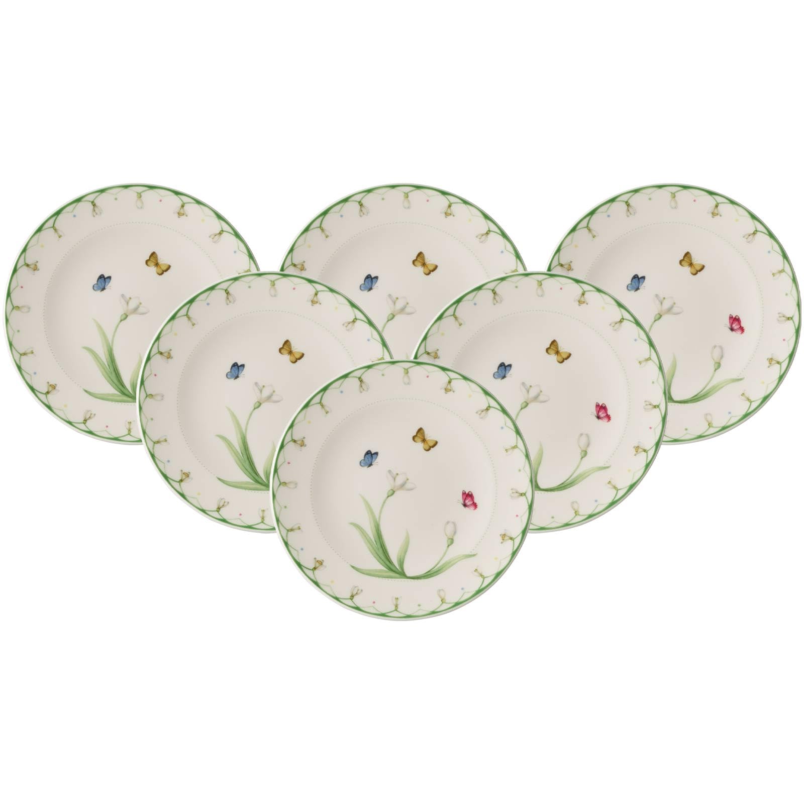 Villeroy & Boch Colourful Spring Lot de 6 assiettes à pain