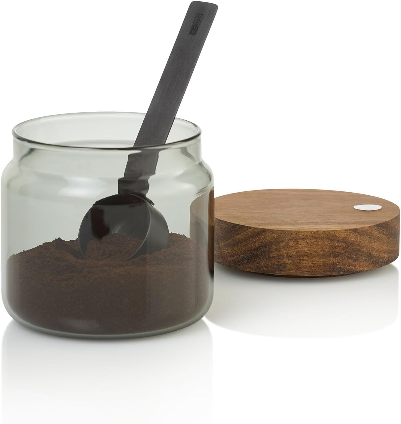 AdHoc Moro Coffee Measurer, Black, Stainless Steel Measuring Spoon 7g, Precise Coffee Portion Measurement for Ground or Instant Coffee