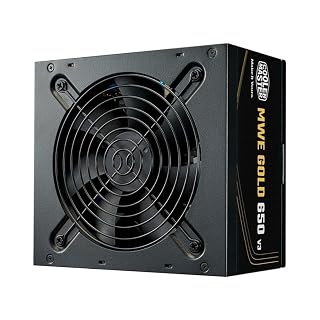 Fonte Cooler Master MWE 650W ATX 3.1 para setup gamer