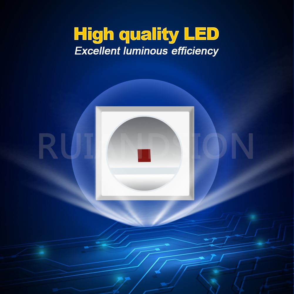 Ruiandsion - 2 bombillas LED 1157 de 6 a 24 V, blanco BAY15D 2357 2057 1034 LED 3030 22SMD chipsets de repuesto para luces traseras de marcha atrás Ruiandsion - 2 bombillas LED 1157 de 6 a 24 V, blanco BAY15D 2357 2057 1034 LED 3030 22SMD chipsets de repuesto para luces traseras de marcha atrás