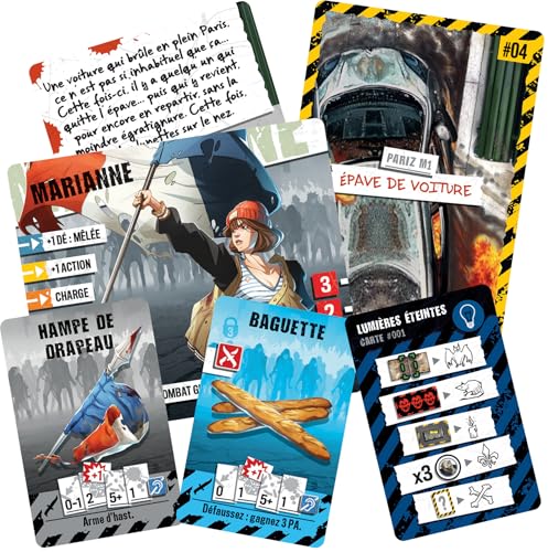 Jeu de stratégie Asmodee Zombicide PariZ Extension - vue 5