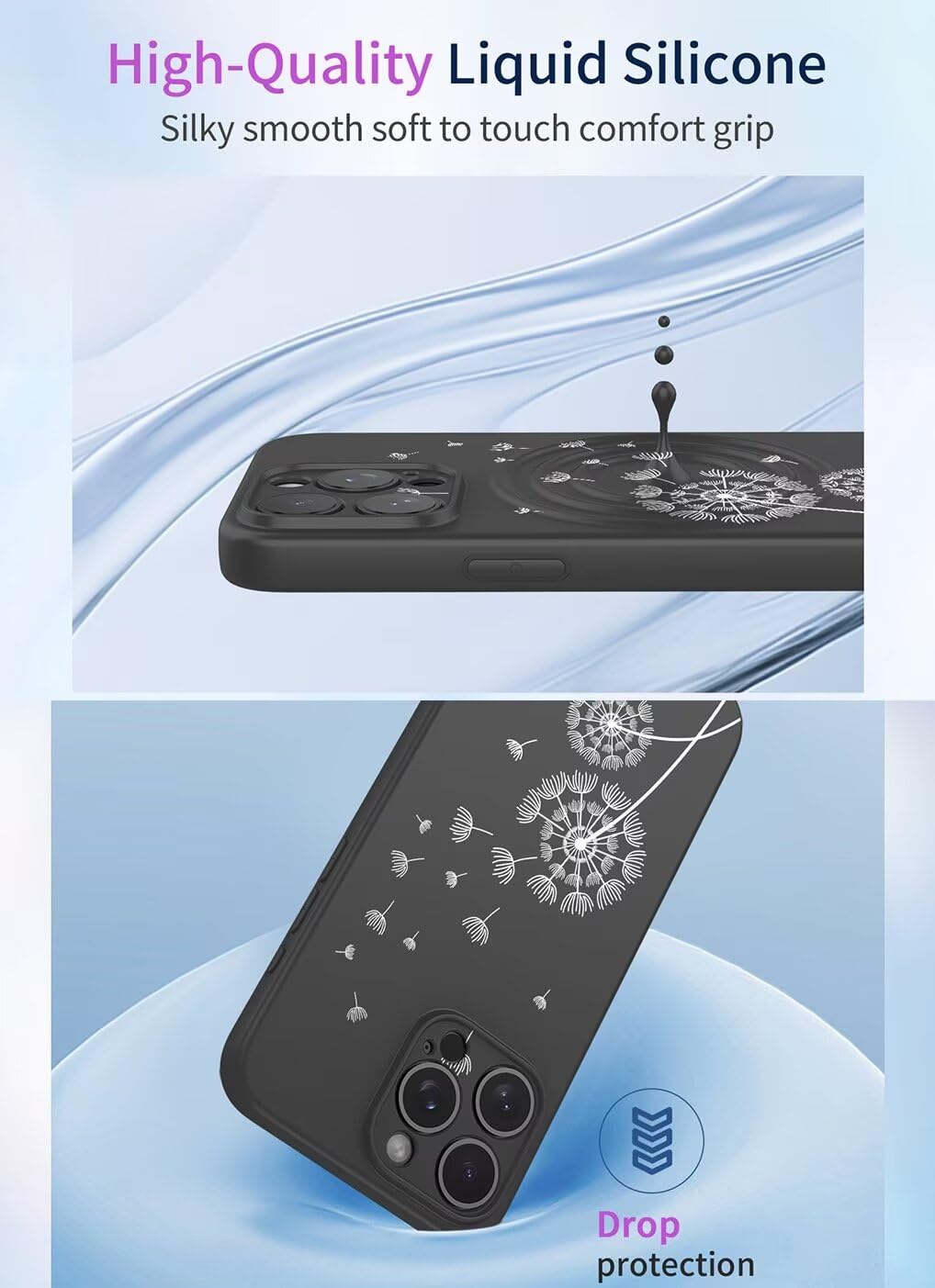 SEAHAI Coque Pour Vivo V40 SE 5G, Ultra Mince Silicone TPU