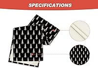 Vista 47 de Artoid Mode Red Xmas Tree Christmas Table Runner, Seasonal Winter Kitchen Dining Table Decoration for Home Party Decor 13x72 Inch