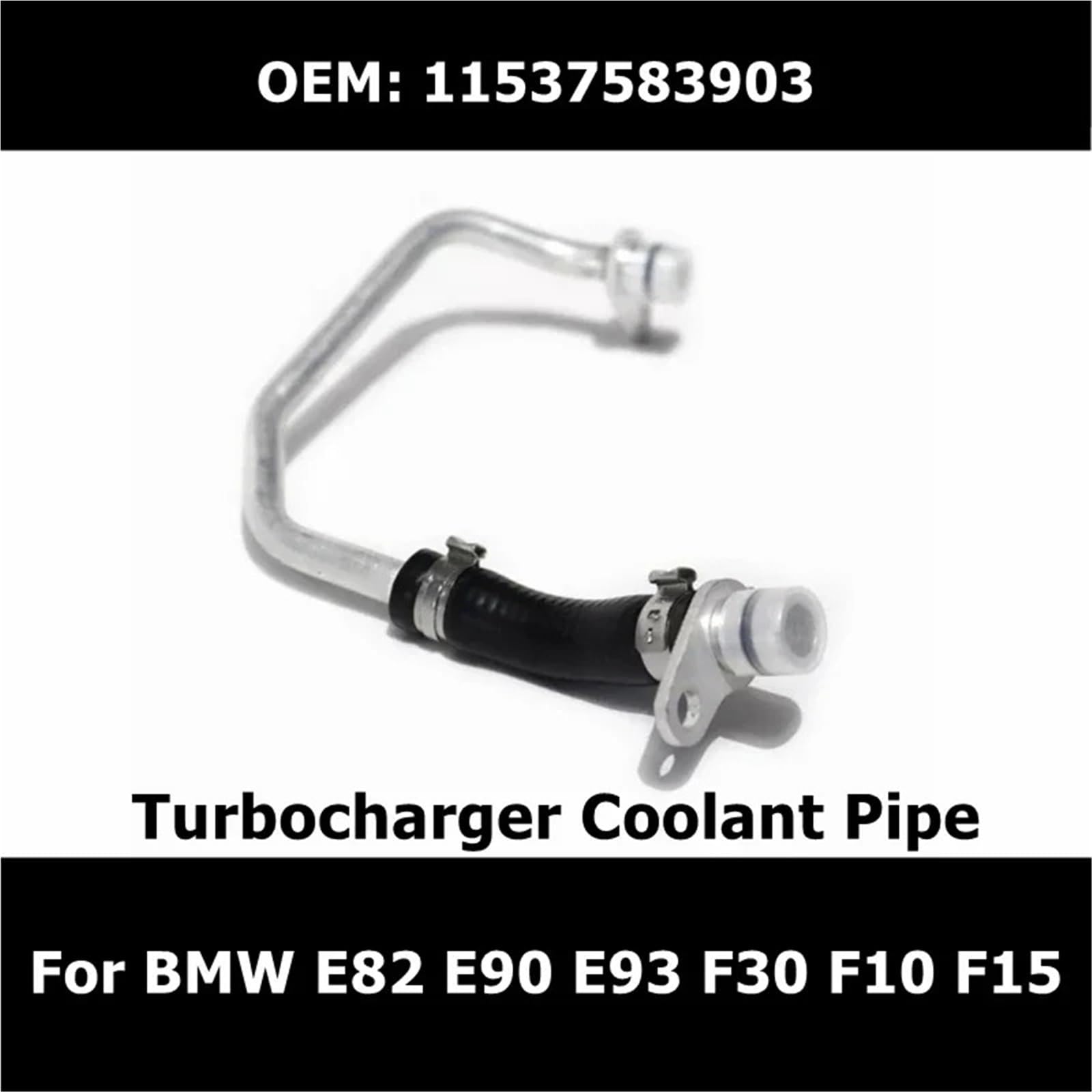 Turbocompresor Compatible Con BMW E81 E82 E90 E93 F30 F10 F15 Línea De Retorno Refrigeración 11537583903 11538602577 Accesorios Para Coche Turbocompresor Motor(11538602577)