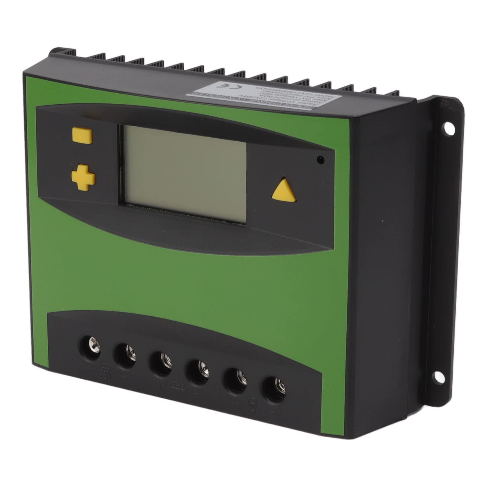 Hyuduo 12V 24V 60A Regulator ładowania Słonecznego ABS Panel Słoneczny Regulator Baterii z Wyświetlaczem LCD Automatyczne Przełączanie Napięcia 760W 1520W dla Użytkowników Systemu Off-grid RV Marine