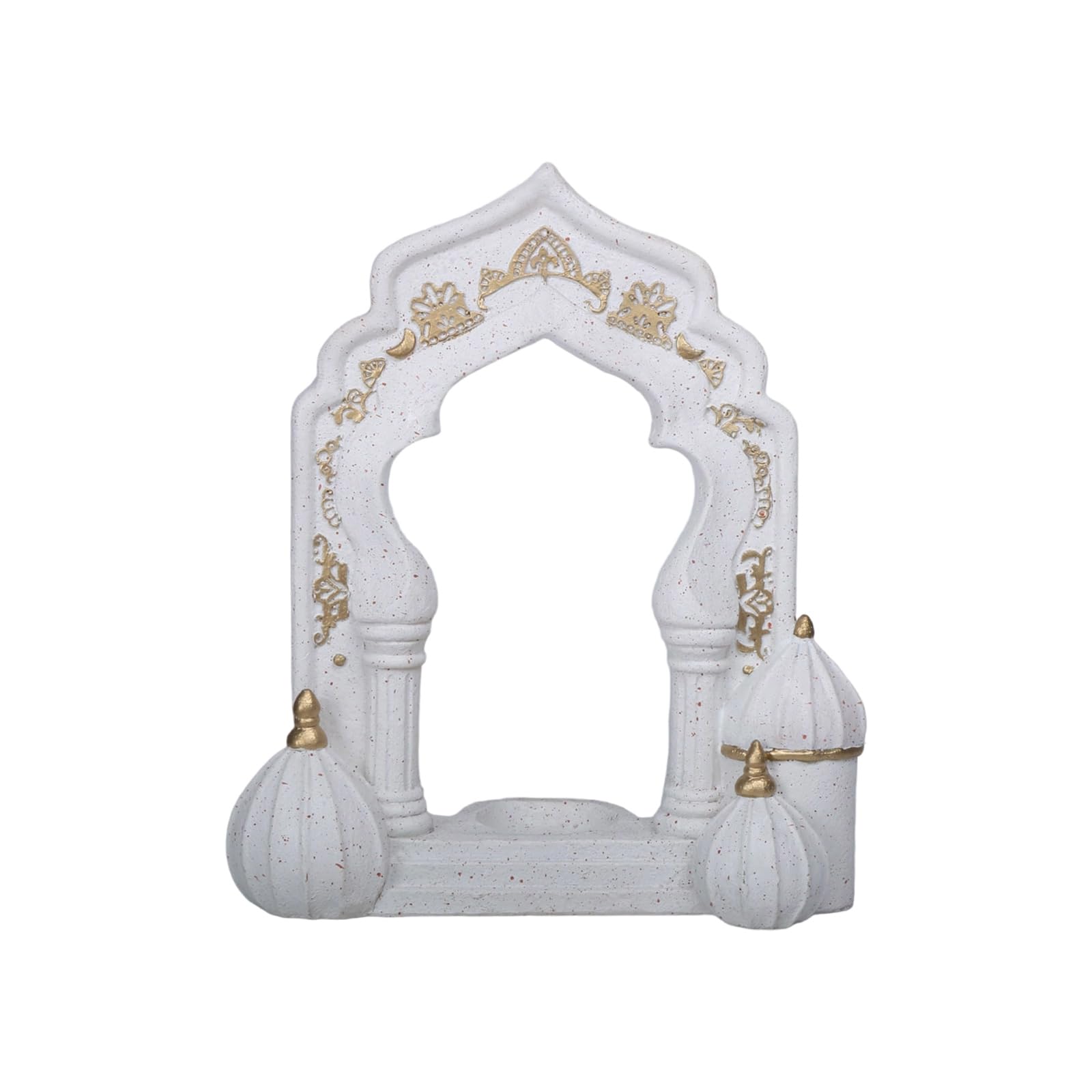 Oxxggkao Handcrafted Middle Eastern Cultural Castles Figurine Decors Piece Resin Ornament Ideal for Tabletop and Shelf Display Islamics Castles Sculpture