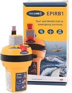 Ocean Signal rescueME EPIRB1 EPI3120 SafeSea GPS Satellite SOS Emergency Position Indicating Radio Beacon - Programmed for Rest of World Registration