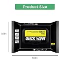 Homezgo Sneaker Wipes for Shoes Instant Shoe Cleaner Wipes, Quick Dirt & Stain Remover, Sneaker Cleaning Kit for Nylon, Cotton, Mesh, Canvas, Rubber, Leather gallery image