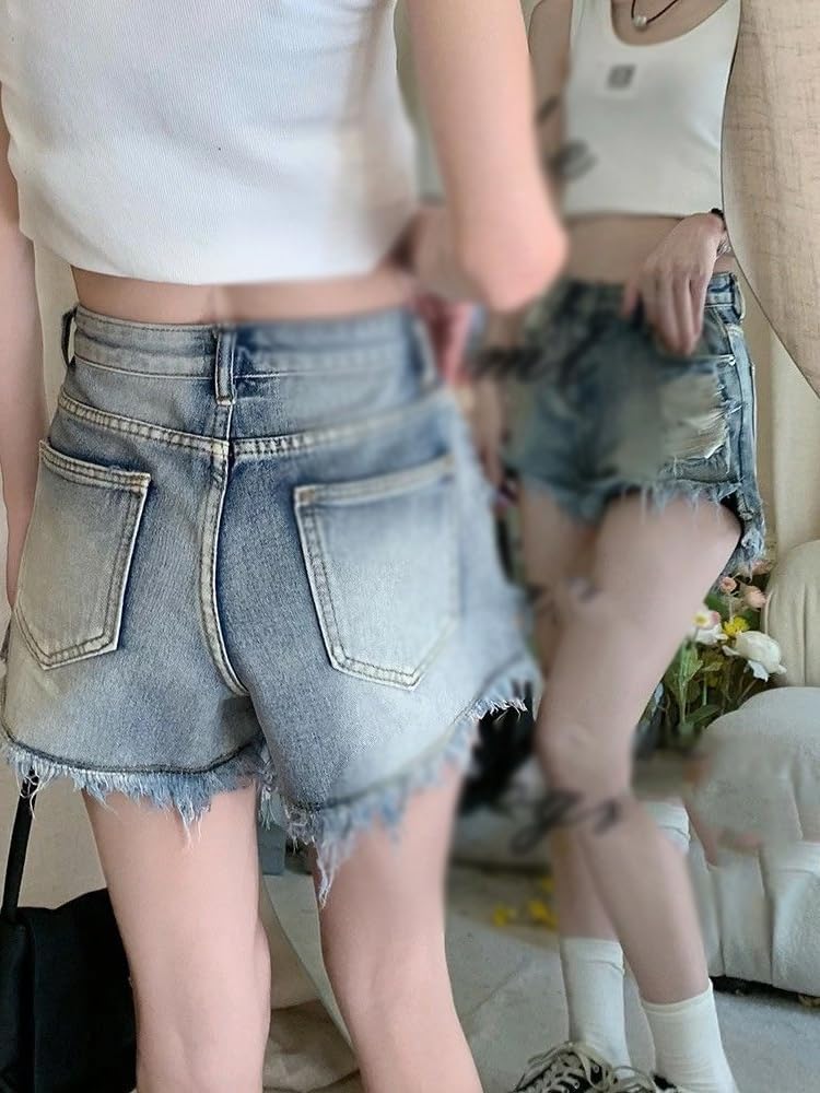Female Short Jeans Pants High Waist Women's Denim Shorts