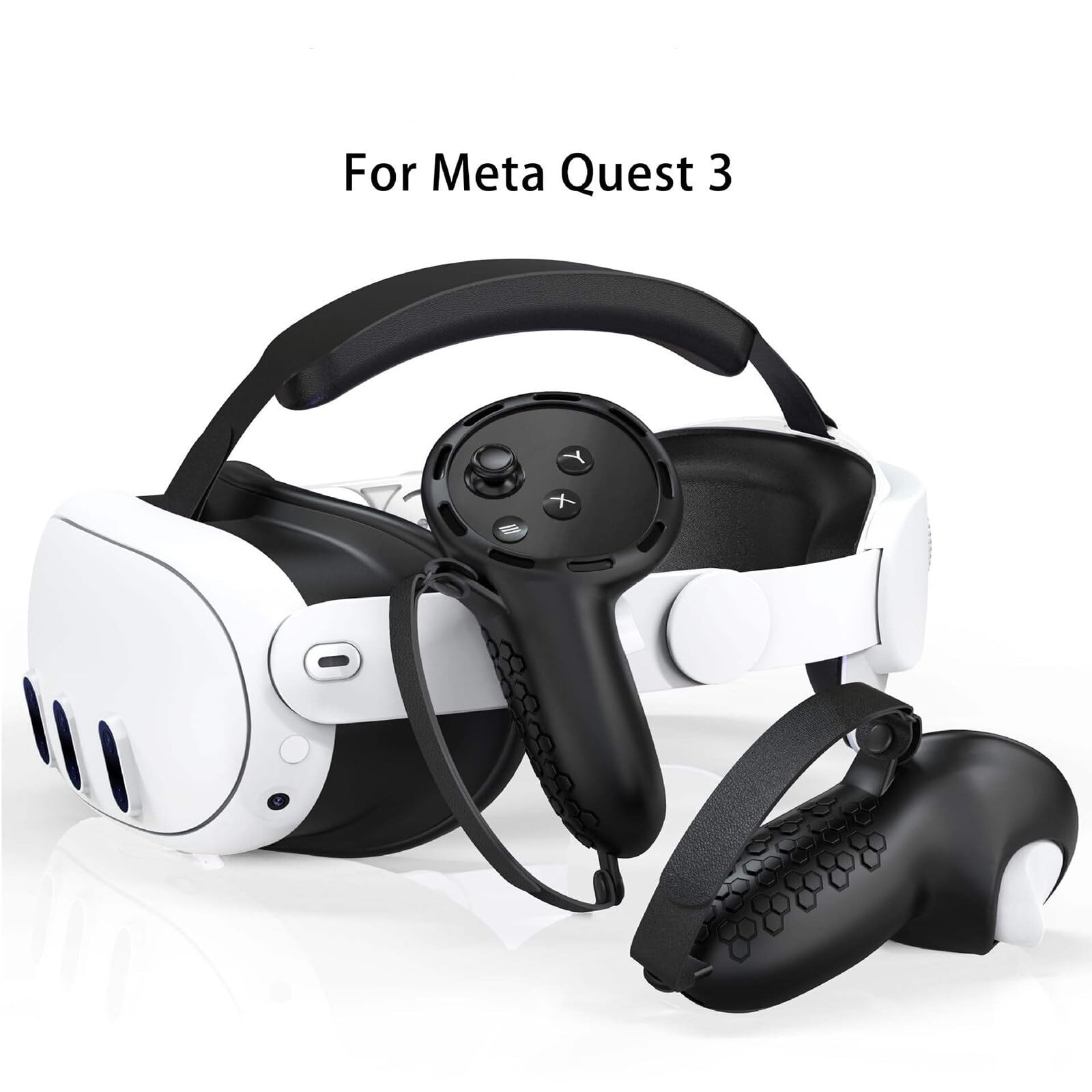 Ensemble de coques en silicone pour Meta Quest 3,Accessoires pour Meta Quest 3,Silicone pour Les articulations,une coque de protection pour manette de réalité virtuelle