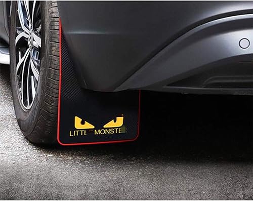 Miniatura 9 de 4 unidades de guardabarros de goma para automóvil, aletas de barro para salpicaduras, protectores de goma para deportes, guardabarros delanteros y