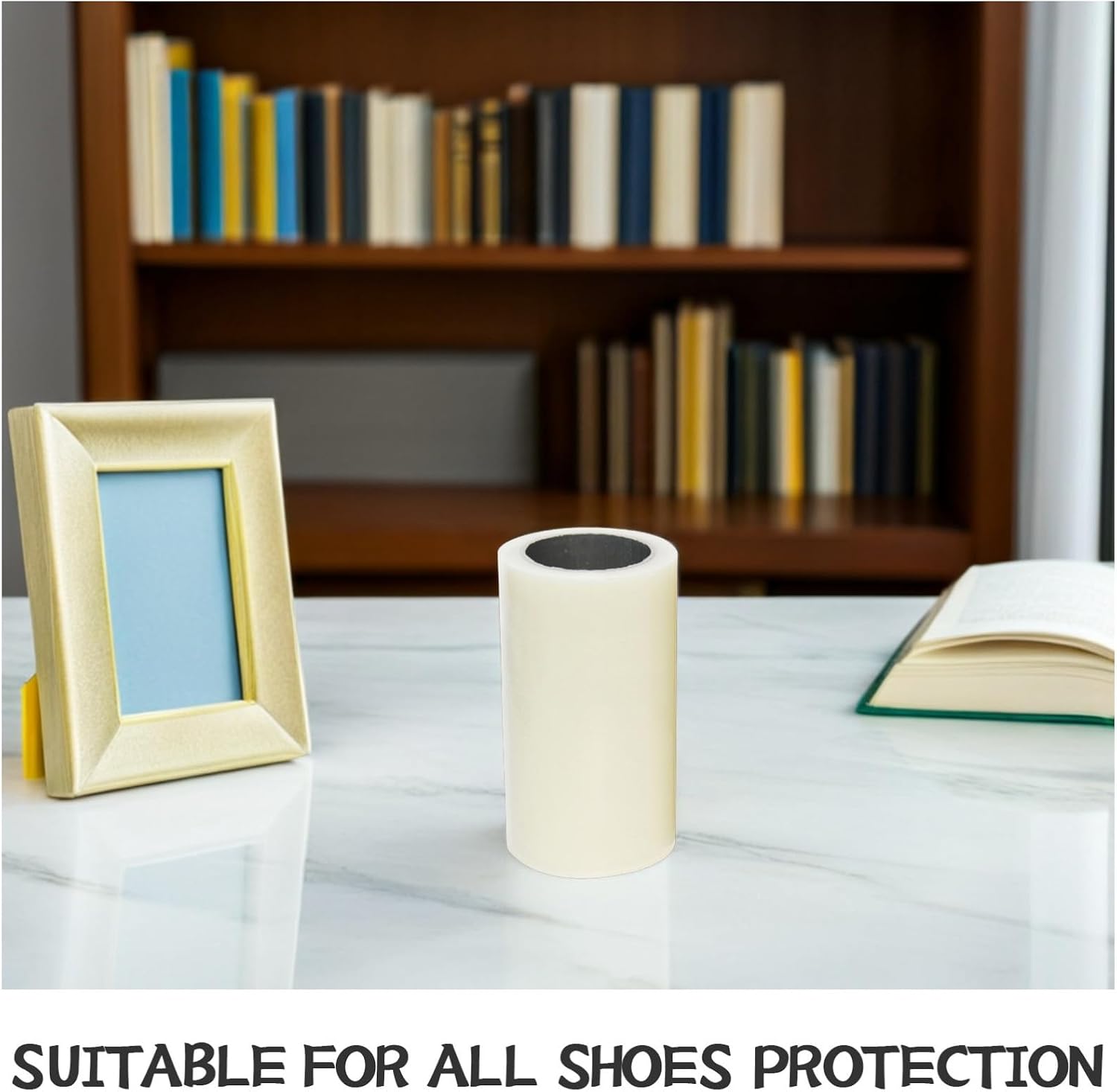 Disposable Shoe Film Covers 109 Yards Long X 15cm Wide Non-slip Plastic Shoe Protector