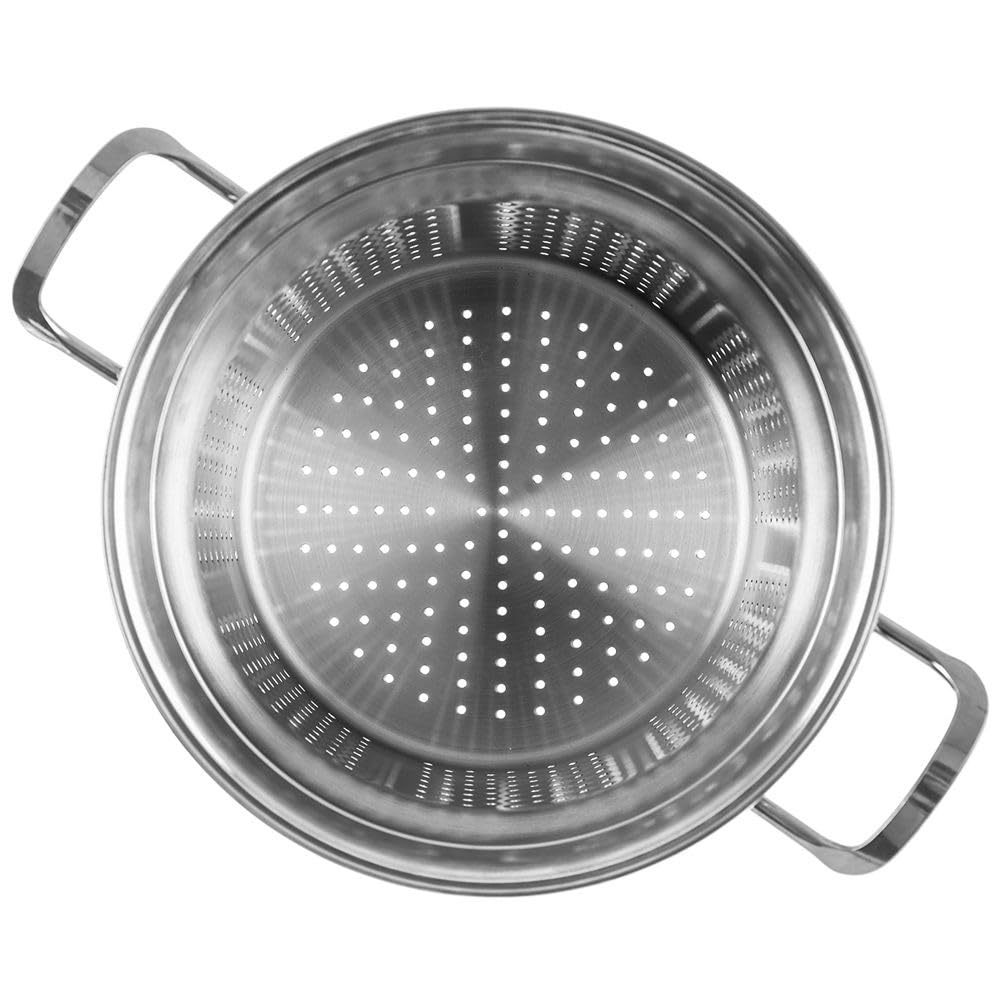 ANETT - Inserto per pasta, 8 l, in acciaio inox, 24 cm, senza coperchio, capacità di 8 kg e peso 769 g