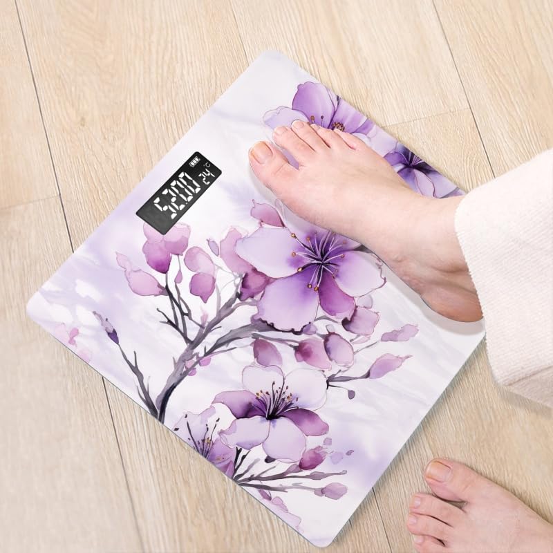 Báscula Digital de Baño Precisión 400 lbs con Pantalla LED miniatura 7