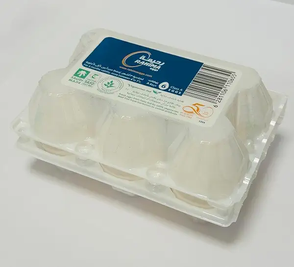 Rahima White Eggs 6-Pieces