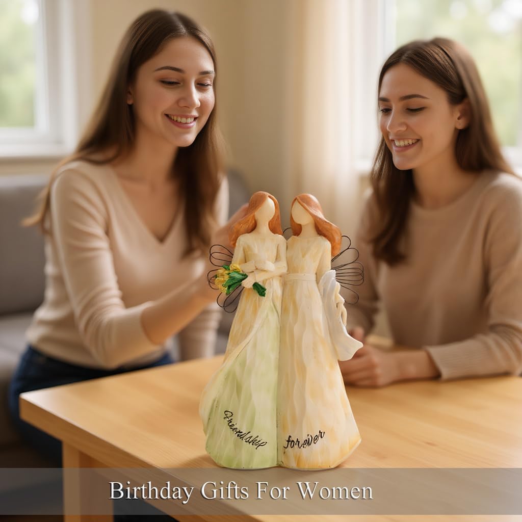 Best Friend Birthday Gifts for Women- Sister Figurines for Birthday Party Decorations,Sister Gifts from Sister and Bestie Gifts