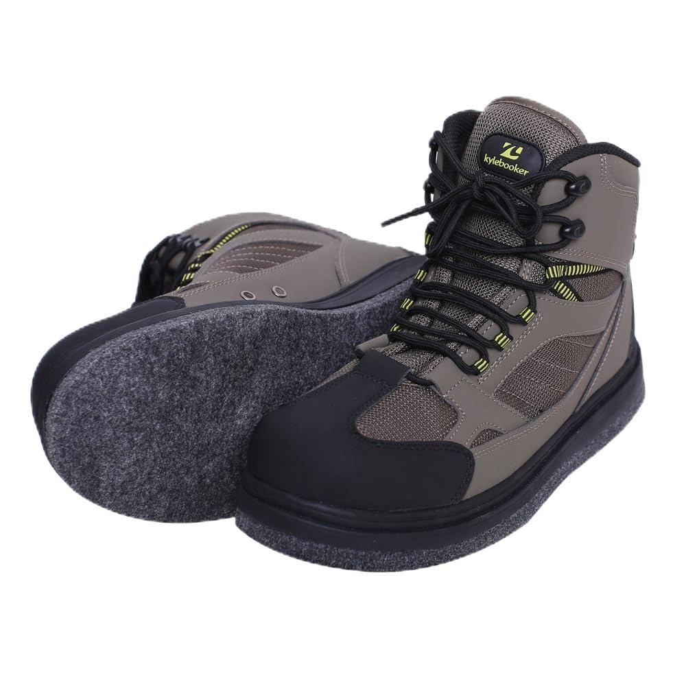 Kylebooker Herren Angeln Jagd Waten Stiefel Leichtgewicht Anti-Rutsch Wathosen Schuhe