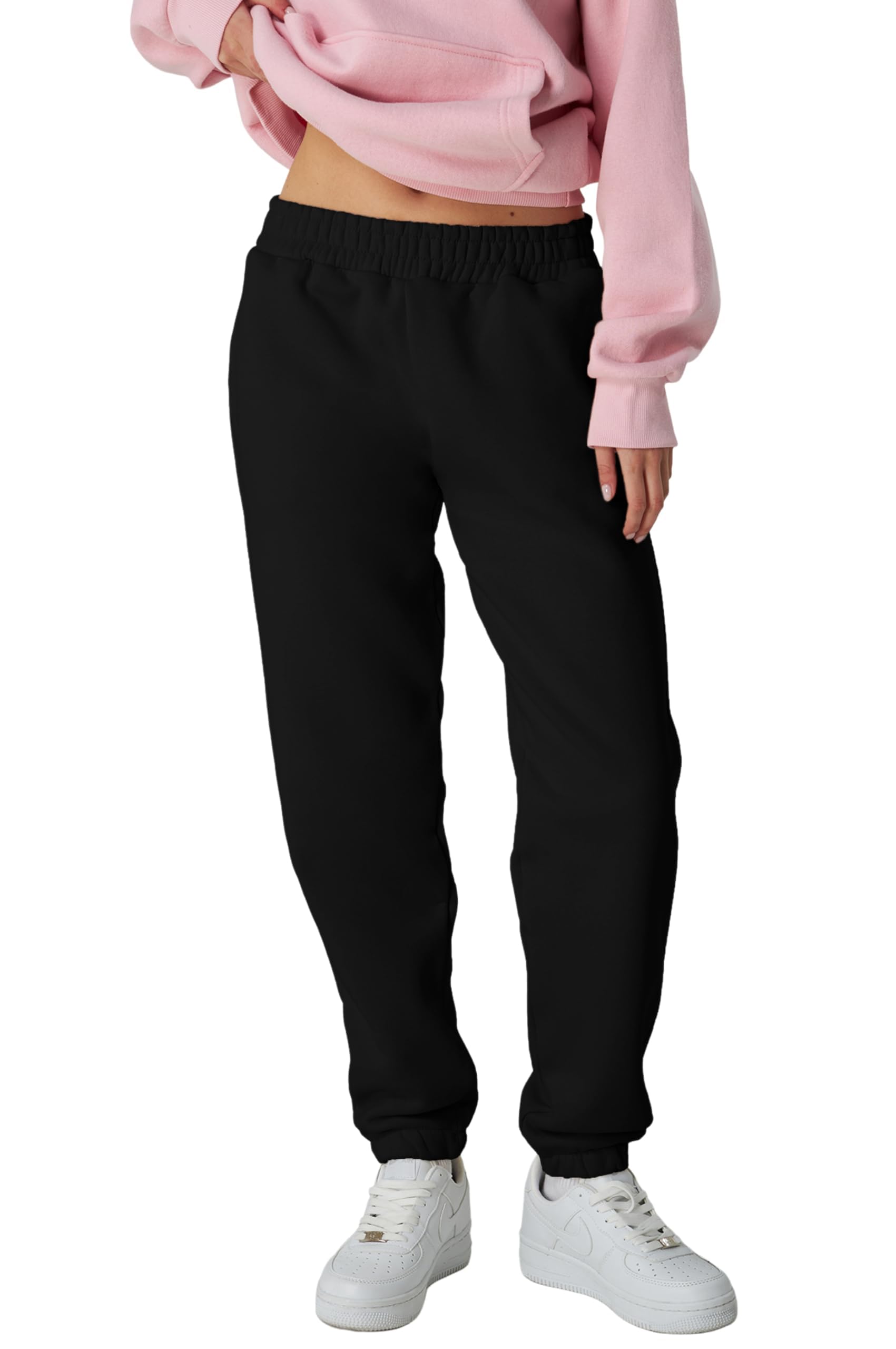 Smith & Solo Jogginghose Damen – Sporthose Frauen Baumwolle| Sweatpants Slim Fit Freizeithose Lang