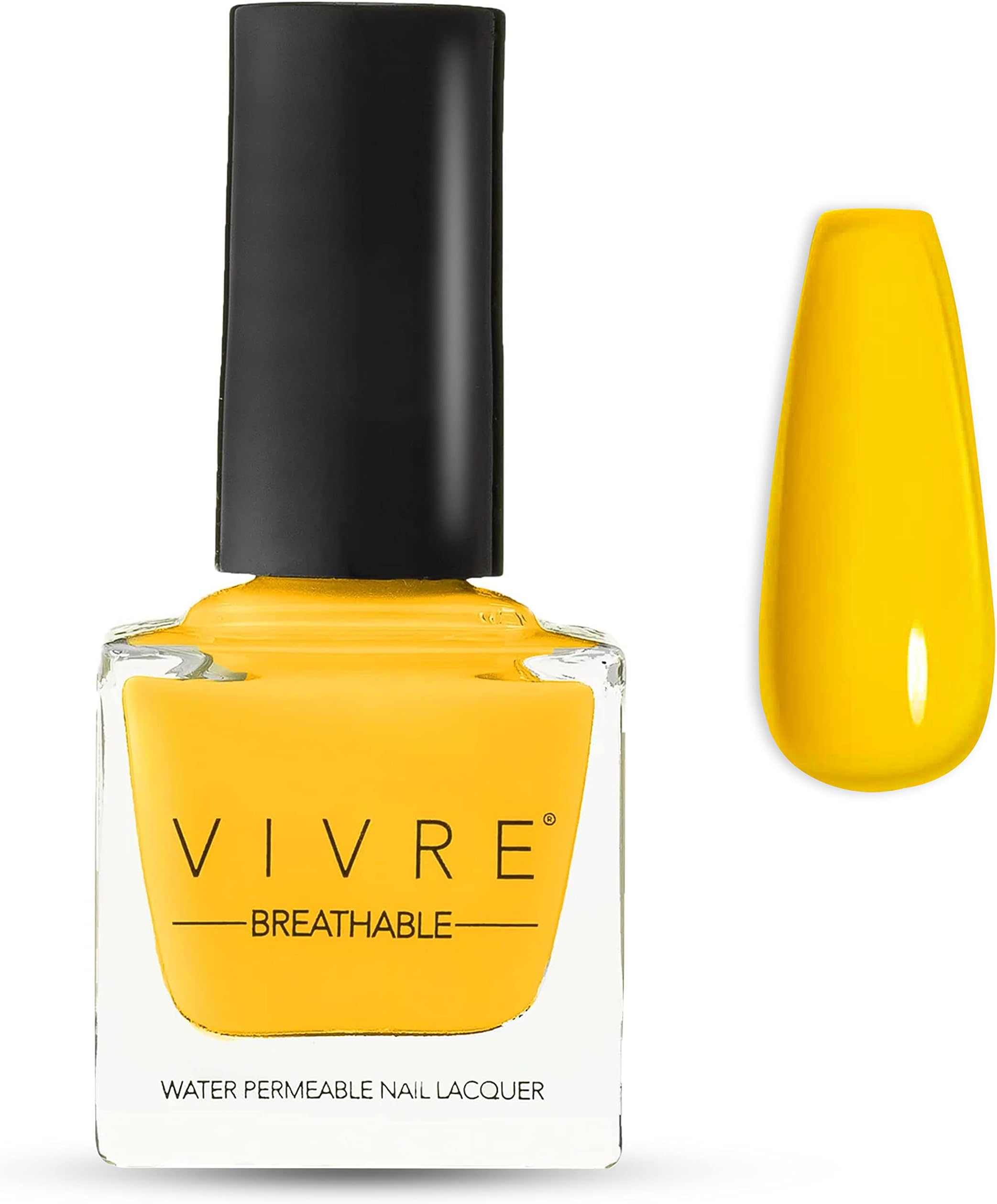 VIVRE Cosmetics Nail Polish - Quick Dry, Shiny, Halal for Girls, Vegan, Non-Toxic for Women, Long Lasting, Certified Breathable and Water Permeable - Butter Drizzle
