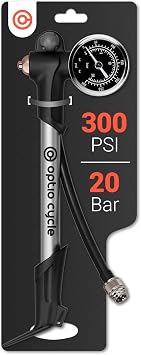 Shock Pump   Bike Suspension Pump with Pressure Gauge for MTB, Air Fork & Rear Shock | Compatible with Fox, RockShox, Manitou