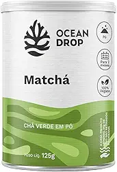Matchá em Pó Chá Verde Ocean Drop 125g