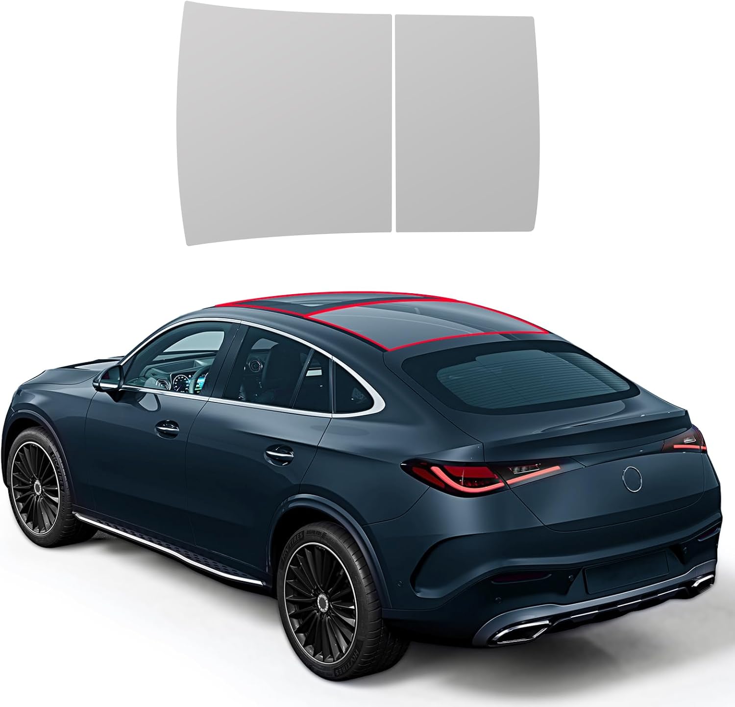 Precut Paint Protective Film for 2024 Mercedes-Benz GLC Coupe 8.5 Mil TPU PPF Clear Car HD Scratch Exterior Accessories (Full Body-1Set)