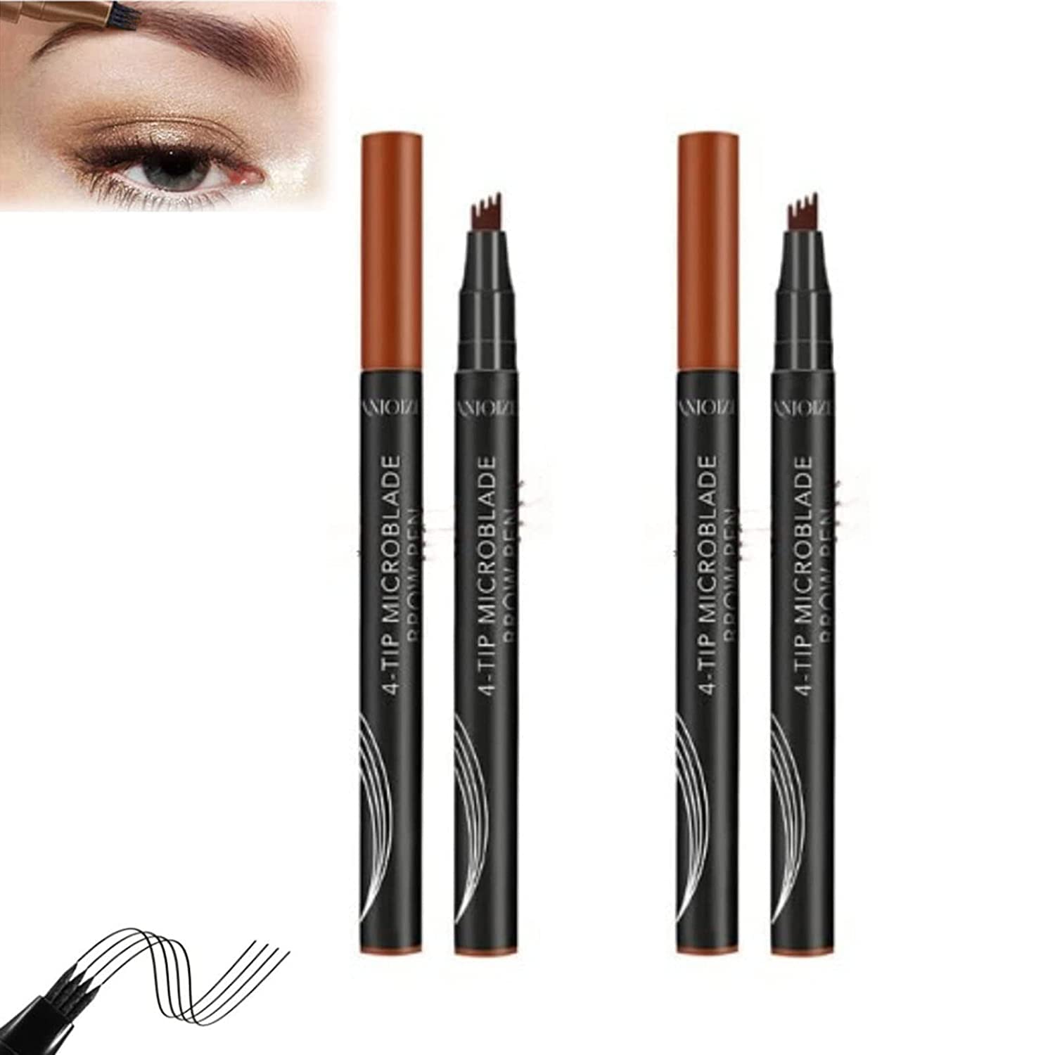 4Tip Microblade Brow Pen, 2023 New Anjoize Eyebrow