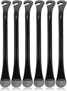 REYOK Fahrrad Reifenheber, Tragbare Rennräder Reifenhebel gehärteter Kohlenstoffstahl Löffel Fahrradreifen Reparatur Werkz...