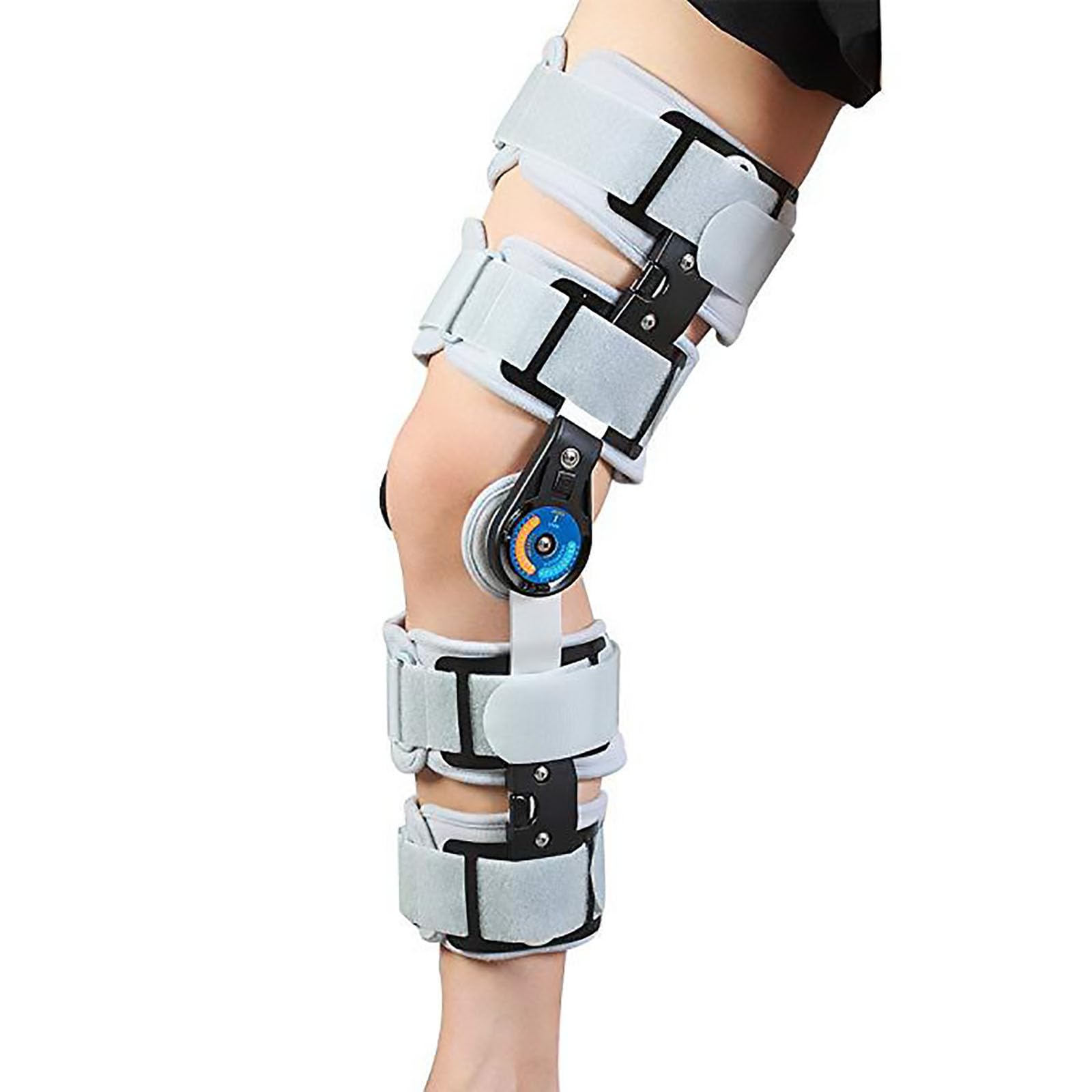 Ortesis de Rodilla con Bisagra con Mandril, Soporte Aleación Liviana, Hinged Knee Brace, para ACL/MCL/PCL/Meniscus/Ligament/Sports Lesiones Protección y Alivio Dolor