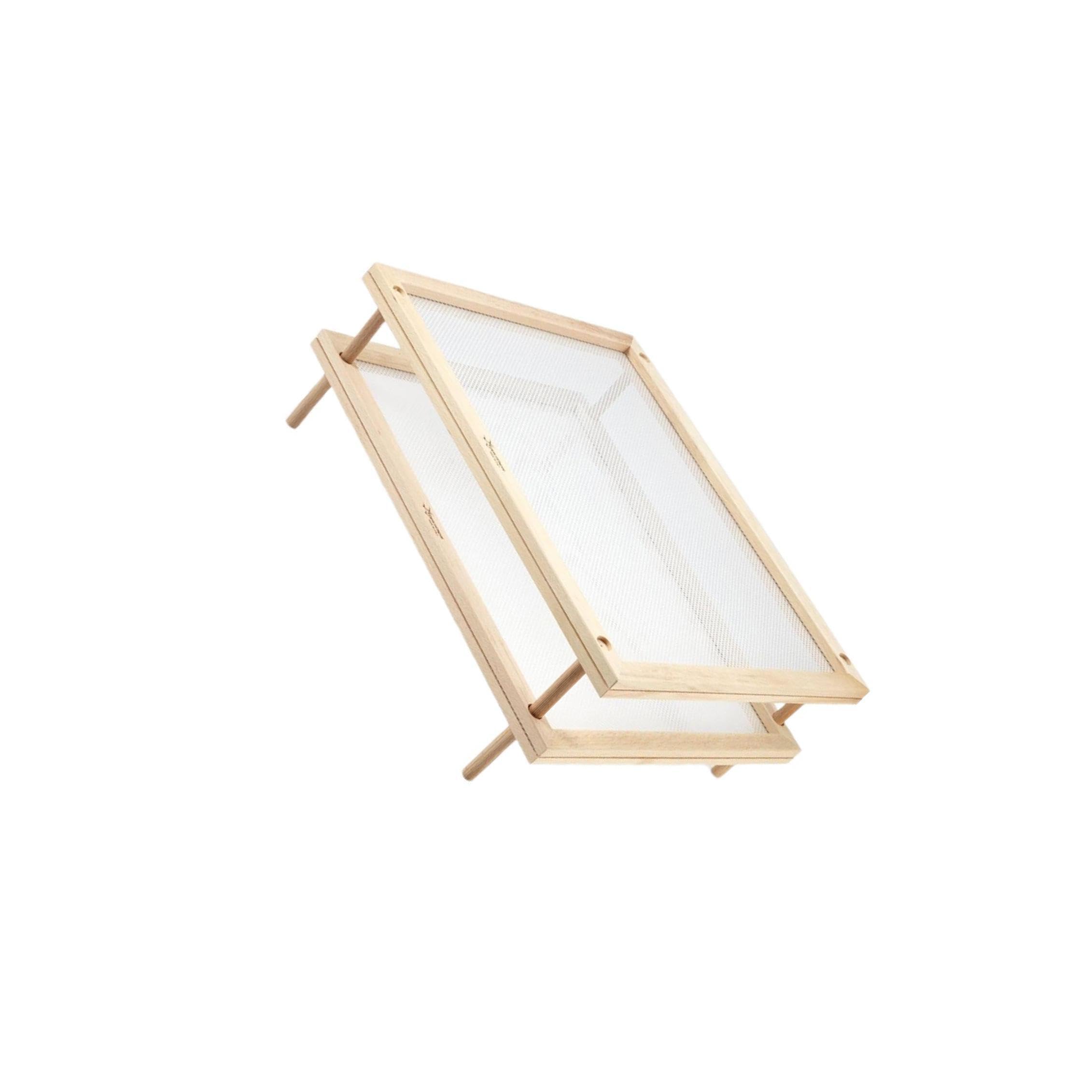 PIXZCSA Drying Rack 2 Layers Dryer Rack Drying Stand Holder Efficiently Dehydrate Vegetables Meat Fruits With Even Air Circulation In Kitchen Spaghetti Noodle Fruit Slicer Dryer