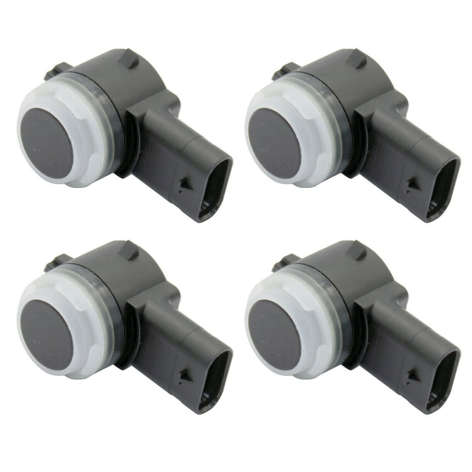 ZDKK 4Pcs Parking Side Sensor Front & Rear Bumper 1127503-12-C Fits for Tesla Model 3/Y