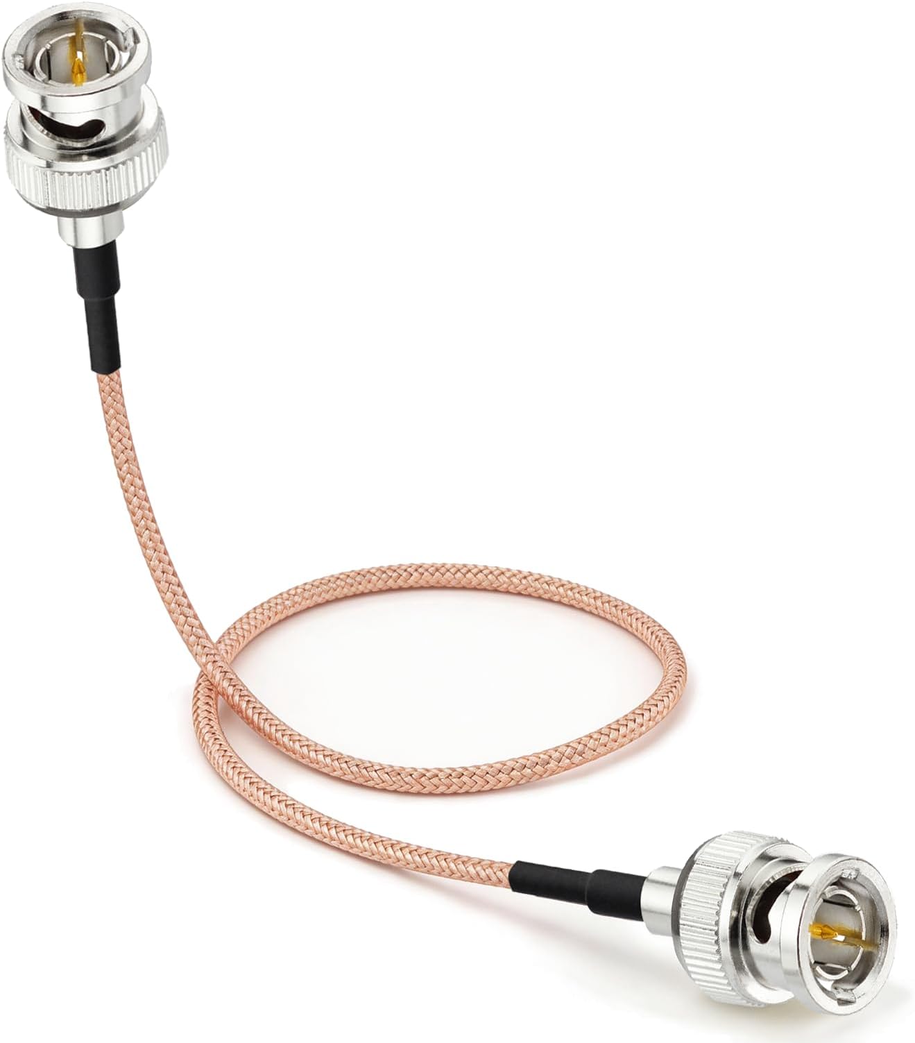 Bingfu SDI Cable BNC Male to Male RG179 75 Ohm Coaxial Cable 30cm 1 feet for 4K 1080P 3G HD Camera Monitor Vedio Recorder SDI Converter Splitter Hub Security Camera