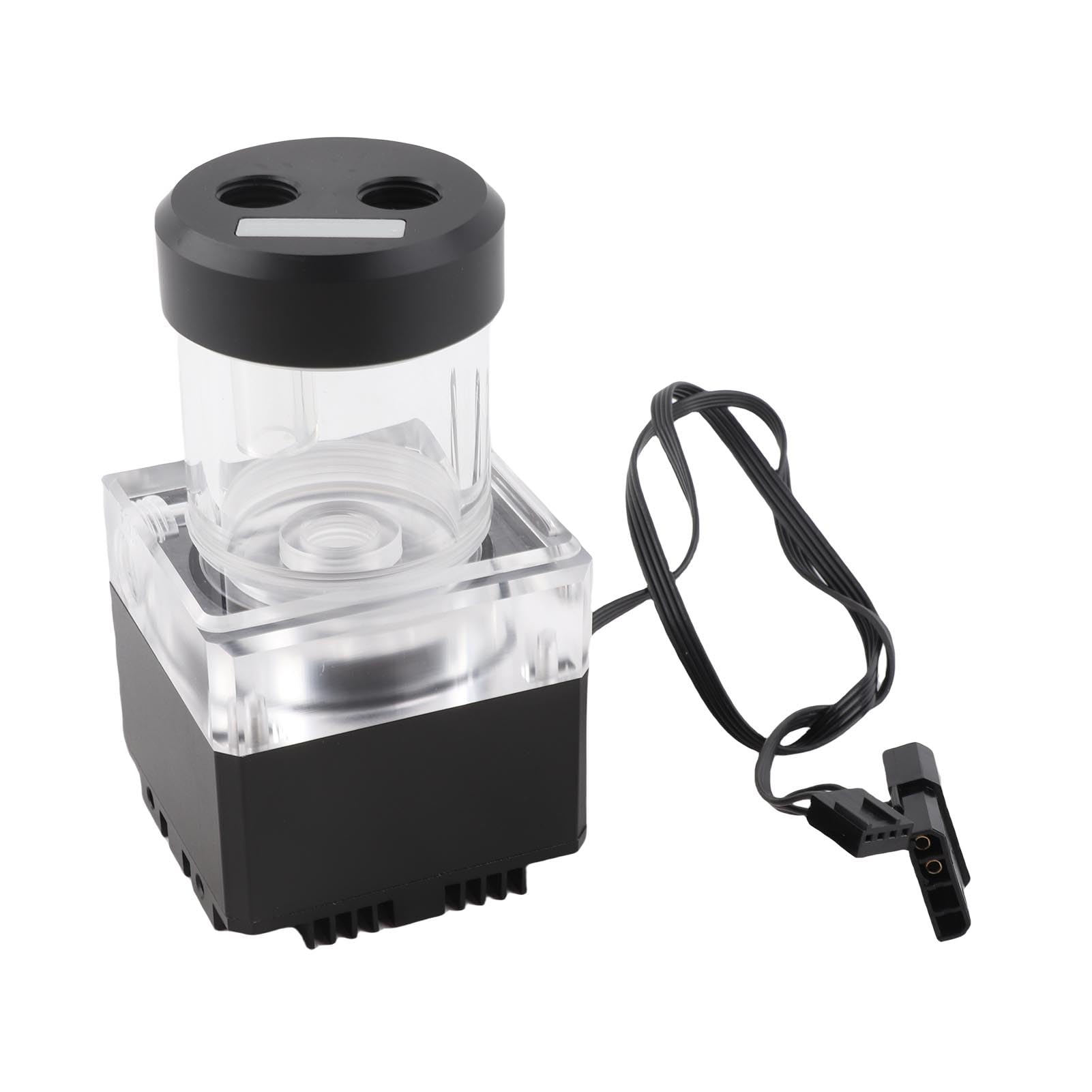 Generic Zbiornik Pompy PC Silne Chłodzenie Pompa Wodna 650L/H 3,5 Metra Głowica Pompy do Komputera Pompa Chłodząca wodą Konfiguracja Gier (12cm)