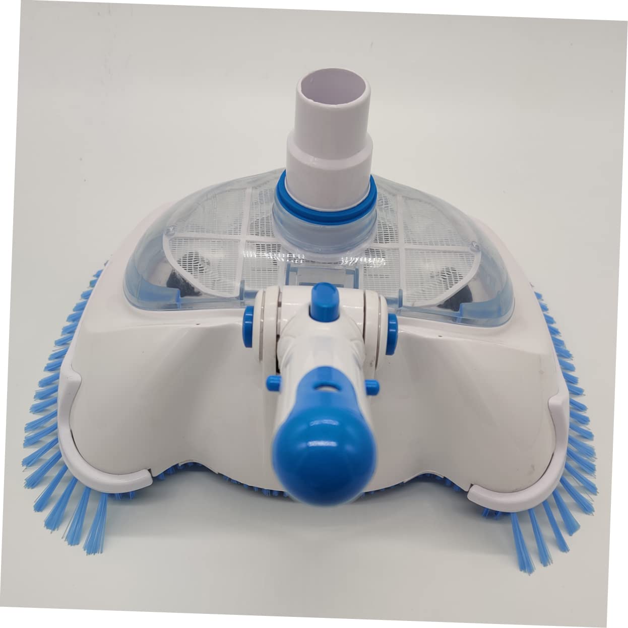 INOOMP Limpieza Piscina Al Vacío Cabezal Aspiración Limpiador Piscina Cerdas Angulares Telescópica