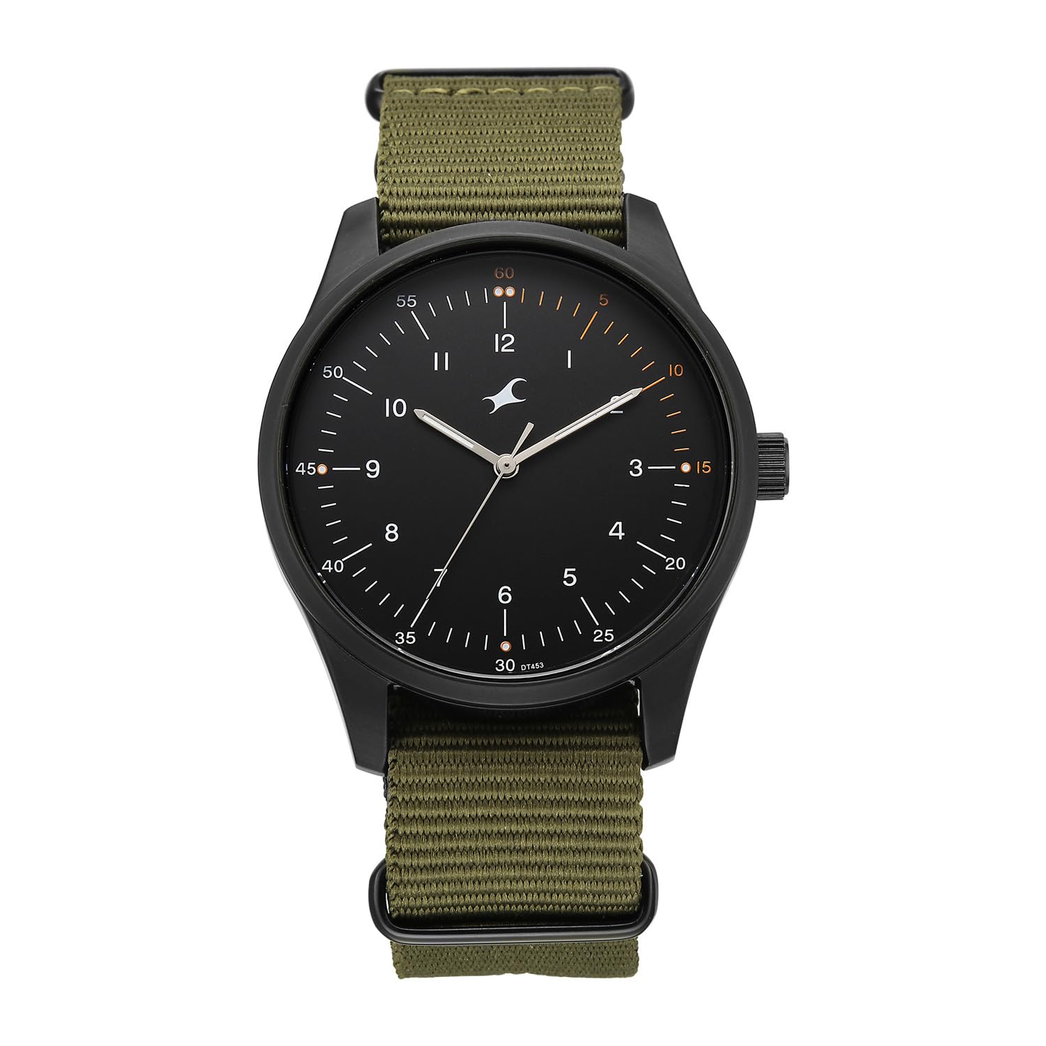 Fastrack Stunners XI with Quartz Analog Black Dial Green Nylon/NATO Strap Watch for Men - 38214NP01-image-15