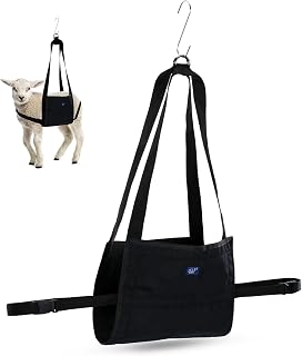 Calf Sling for Weighing Small Animals, Adjustable Livestock Weighing Sling, Weight Scale Sling for Calves Lambs Goats Baby Alpacas Dog Livestock