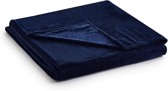 RelaxBlanket 48x72 Duvet Cover for Weighted Blanket | Premium Super Soft Minkey | Navy