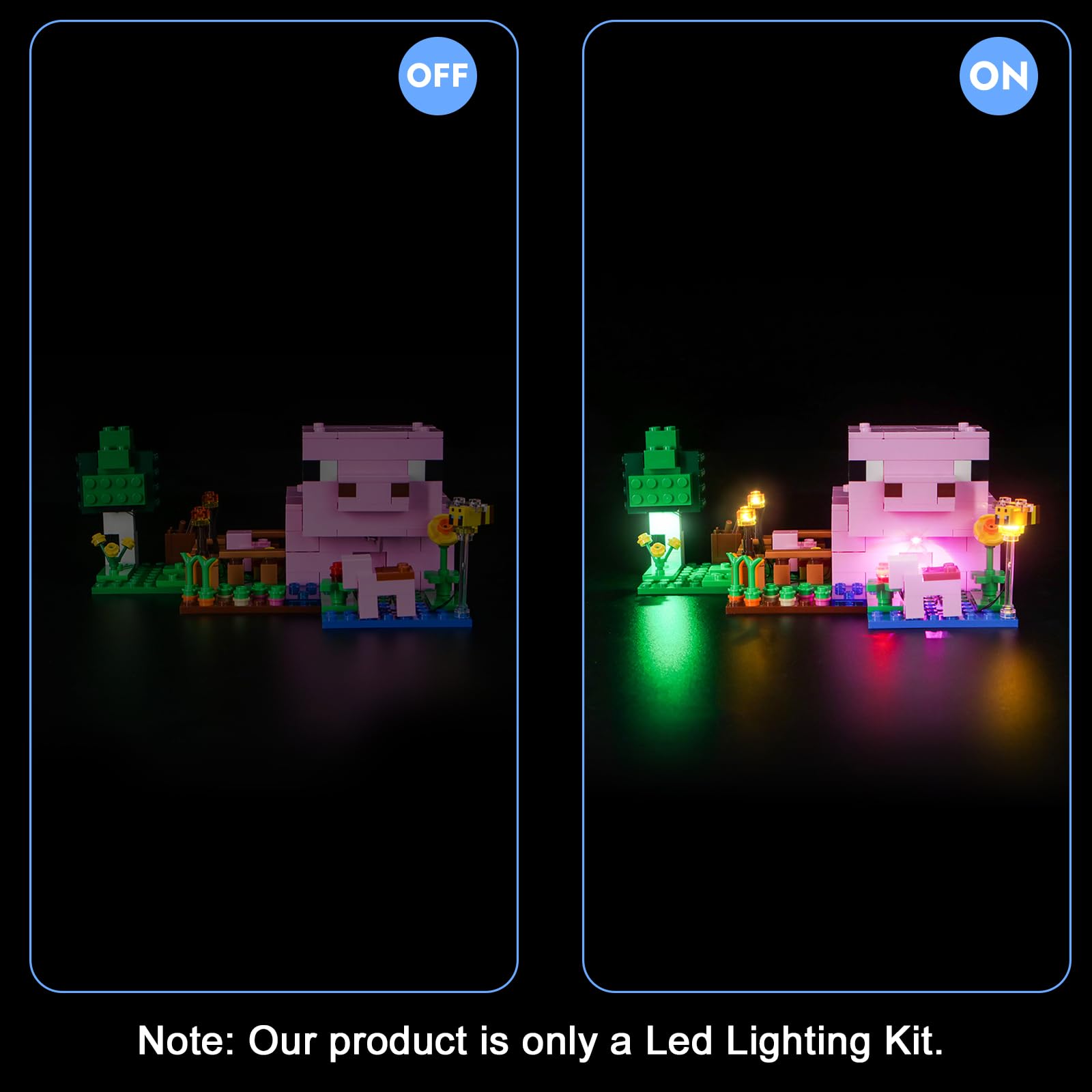 LocoLee Led Light Set Compatible with Lego 21268 The Baby Pig House Led Decoration Lighting Kit Compatible with Lego 21268 Building Blocks Model,Only Lights Set,No Model - Image 4