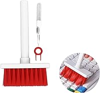 Vista 1 de ciciglow Limpiador de teclado de cepillo suave, kit de herramientas de computadora, cepillo limpiador de polvo 5 en 1 para computadora, teléfono