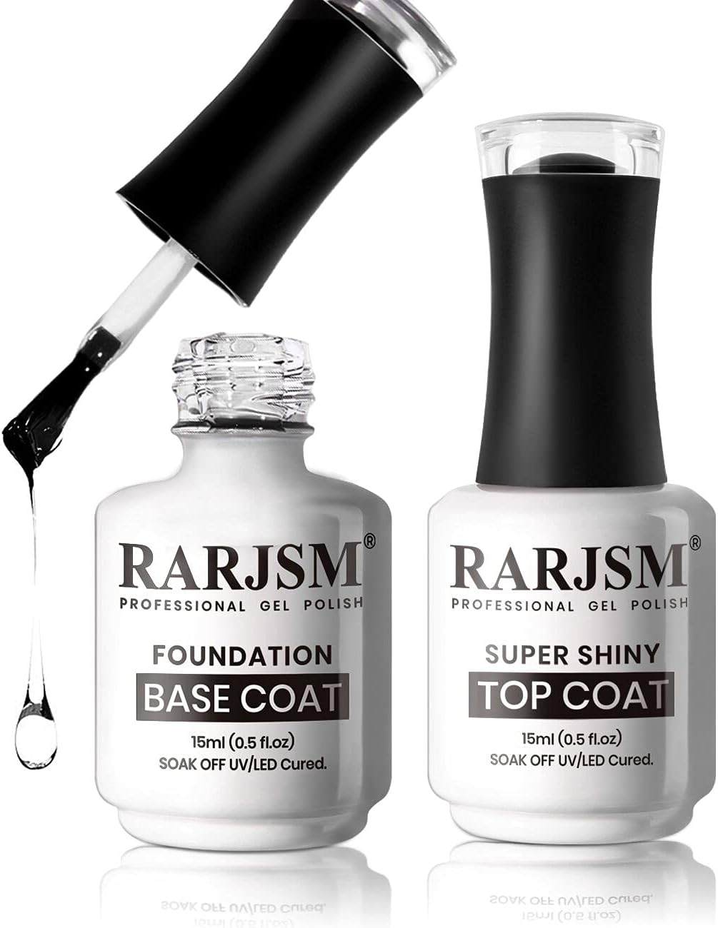 Base Top Coat Gel Polish Set