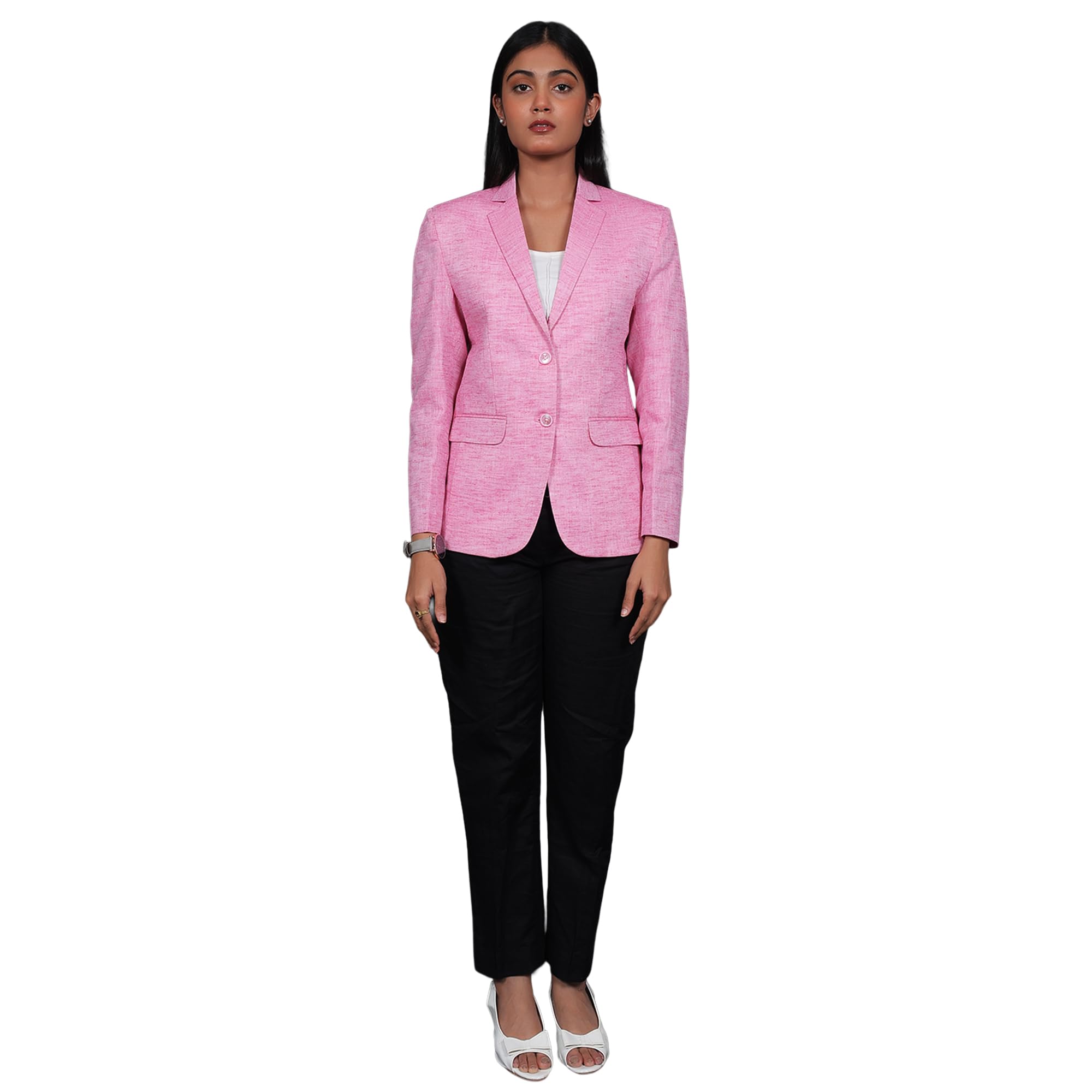 talethread Women's Linen Cotton Blazer-picture-48