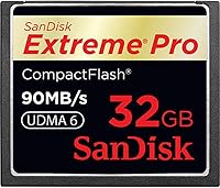 Vista 2 de SanDisk Tarjeta de memoria Extreme Pro CF de 32 GB - UDMA 90MB/s 600x (SDCFXP-032G-A91, US Retail Package)