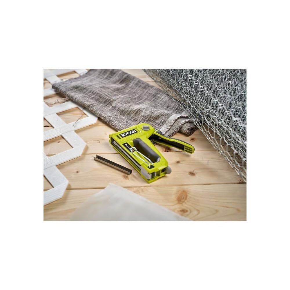 RYOBI - Agrafeuse Cloueuse 4-en-1 - RHFST4IN1 - Manuelle, Corps Métal, Agrafes T50/T25/JT21, Pointes 18G