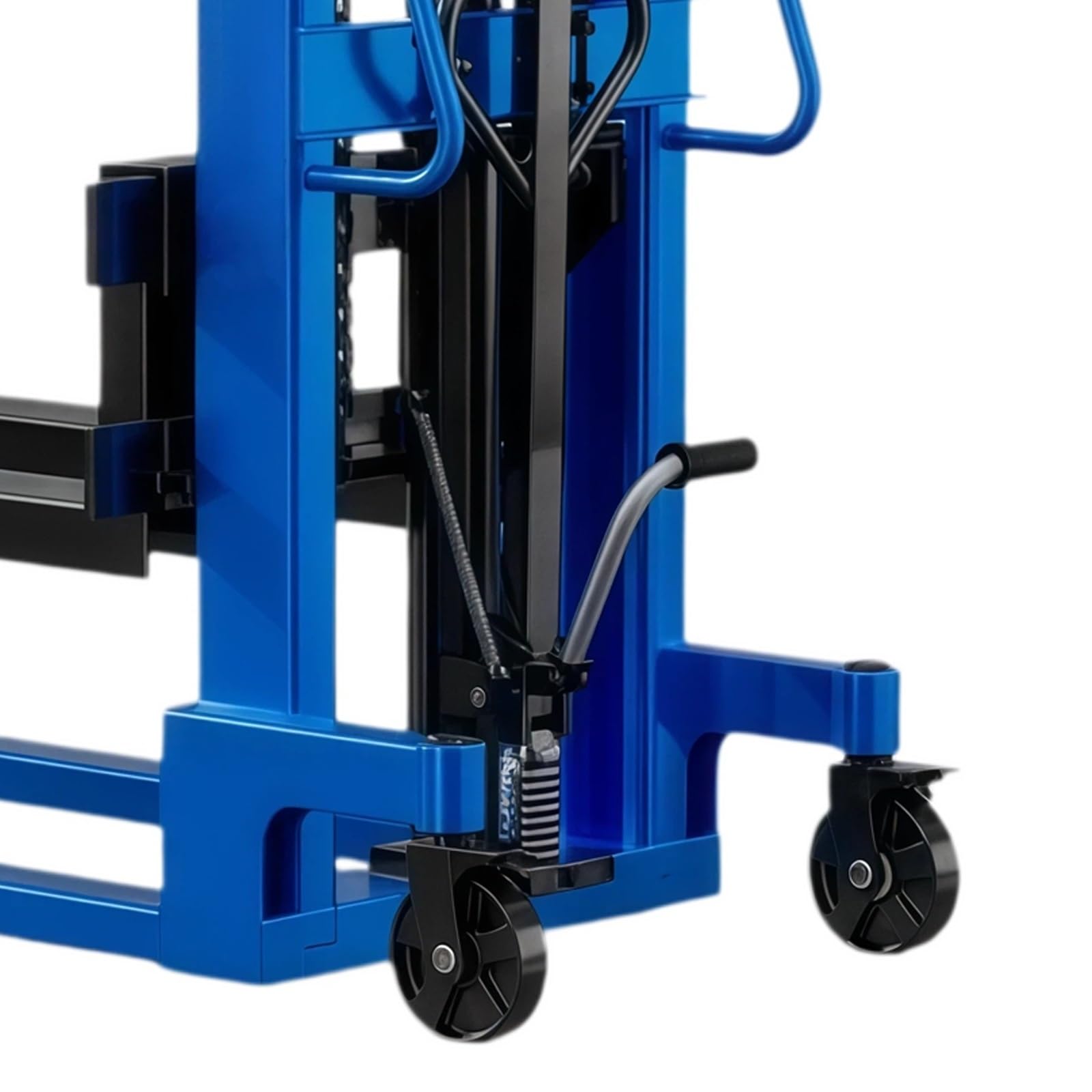 Gabelhubwagen Manueller hydraulischer Stapler mit 500 kg Tragfähigkeit und 115 cm Hub for Stapeln im Lager Lager