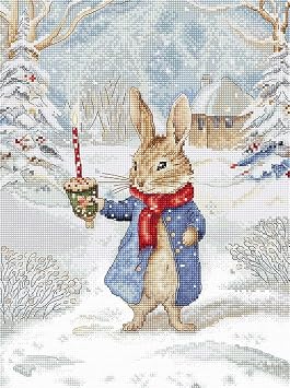 Wizardi Counted Cross Stitch Kit Christmas Caroling L9918 Letistitch